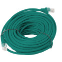 PATCHCORD CAT.6 UTP 15M GREEN FLUKE PASSED LANBERG