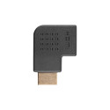 Lanberg adapter HDMI - HDMI nurgaga , must