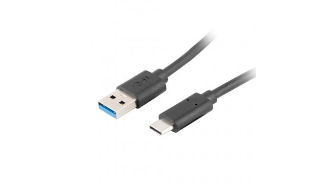 USB-C(M)->USB-A(M) 3.1 CABLE 1M BLACK LANBERG