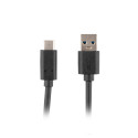 Lanberg kaabel USB-C - USB 3.1 180cm, must