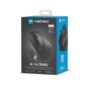 Natec wireless mouse Crake 2, black (NMY-2048)