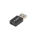 Lanberg adapter USB-C (F) 3.1 - USB-A (M), black