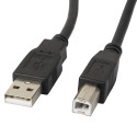 Lanberg kaabel USB-A (M) - USB-B (M) 2.0 Ferrite 3m, must