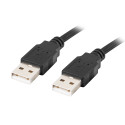USB-A M/M 2.0 CABLE 1.8M BLACK LANBERG