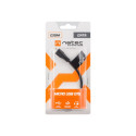 Natec adapter microUSB (M) - USB-A (F) 2.0 OTG 15cm, black
