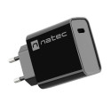 USB CHARGER NATEC RIBERA 1X USB-C 20W BLACK