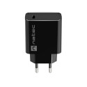 USB CHARGER NATEC RIBERA 1X USB-C 20W BLACK