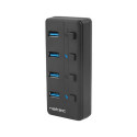 Natec USB 3.0 hub Mantis 2 4-port + vooluadapter