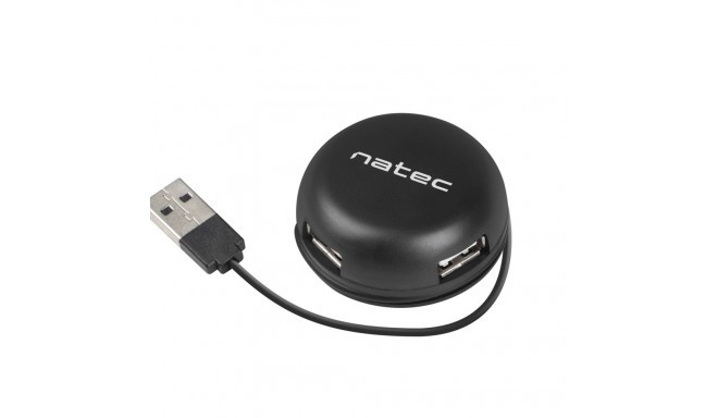 USB 2.0 HUB NATEC BUMBLEBEE 4-PORT BLACK