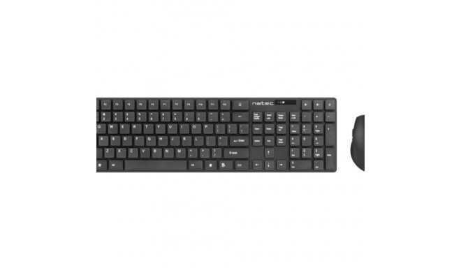 SET 2IN1 NATEC STINGRAY KEYBOARD + MOUSE US LAYOUT WIRELESS