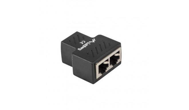 RJ45 INLINE COUPLER RJ45->2XRJ45 SHIELDED LANBERG