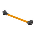 RJ45 INLINE COUPLER SLIM WINDOW CABLE 17CM LANBERG