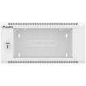 RACK CABINET 19" WALL-MOUNTED 4U 600 FAST ASSEMBLY (FLAT PACK) GREY LANBERG