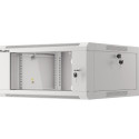 RACK CABINET 19" WALL-MOUNTED 4U 600 FAST ASSEMBLY (FLAT PACK) GREY LANBERG