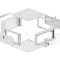 RACK CABINET 19" WALL-MOUNTED 4U 600 FAST ASSEMBLY (FLAT PACK) GREY LANBERG
