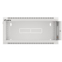 RACK CABINET 19" WALL-MOUNTED 4U 600 FAST ASSEMBLY (FLAT PACK) GREY LANBERG