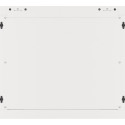 RACK CABINET 19" WALL-MOUNT 9U/600X600 FOR SELF-ASSEMBLY WITH METAL DOOR GREY LANBERG (FLAT PACK)