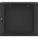 RACK CABINET 19" WALL-MOUNT 9U/600X600 (FLAT PACK) V2 BLACK LANBERG