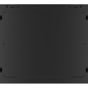 RACK CABINET 19" WALL-MOUNT 9U/600X600 FOR SELF-ASSEMBLY WITH METAL DOOR BLACK LANBERG (FLAT PACK)