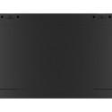 RACK CABINET 19" WALL-MOUNT 6U/600X600 FOR SELF-ASSEMBLY WITH METAL DOOR BLACK LANBERG (FLAT PACK)