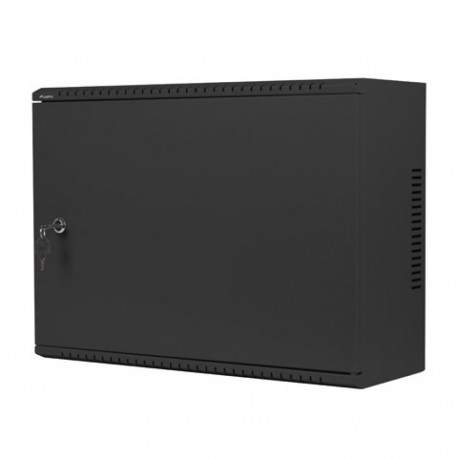 RACK CABINET 19" WALL-MOUNT 4U+3U/540X200 LOW-PROFILE BLACK LANBERG (ASSEMBLED)