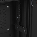 RACK CABINET 19" WALL-MOUNT 4U+3U/540X200 LOW-PROFILE BLACK LANBERG (ASSEMBLED)