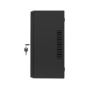 RACK CABINET 19" WALL-MOUNT 4U+3U/540X200 LOW-PROFILE BLACK LANBERG (ASSEMBLED)
