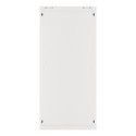 RACK CABINET 19" WALL-MOUNT 27U/600X600 (FLAT PACK) WITH GLASS DOOR GREY LANBERG V2