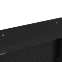 RACK CABINET 19" WALL-MOUNT 4U+3U/540X200 LOW-PROFILE BLACK LANBERG (ASSEMBLED)