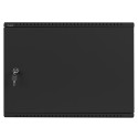 RACK CABINET 19" WALL-MOUNT 4U+3U/540X200 LOW-PROFILE BLACK LANBERG (ASSEMBLED)