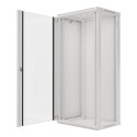 RACK CABINET 19" WALL-MOUNT 27U/600X450 (FLAT PACK) GREY LANBERG V2