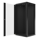 RACK CABINET 19" WALL-MOUNT 27U/600X600 (FLAT PACK) BLACK LANBERG V2