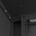 RACK CABINET 19" WALL-MOUNT 22U/600X600 (FLAT PACK) BLACK LANBERG V2