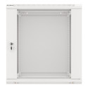 RACK CABINET 19" WALL-MOUNT 12U/600X600 (FLAT PACK) V2 GREY LANBERG