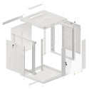 RACK CABINET 19" WALL-MOUNT 12U/600X600 (FLAT PACK) V2 GREY LANBERG