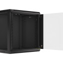 RACK CABINET 19" WALL-MOUNT 12U/600X450 (FLAT PACK) BLACK LANBERG V2