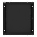 RACK CABINET 19" WALL-MOUNT 12U/600X450 (FLAT PACK) BLACK LANBERG V2