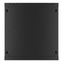 RACK CABINET 19" WALL-MOUNT 12U/600X450 FOR SELF-ASSEMBLY WITH METAL DOOR BLACK LANBERG (FLAT PACK)