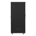 RACK CABINET 19" FREE-STANDING 42U/800X1000 (FLAT PACK) BLACK LANBERG