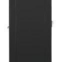 RACK CABINET 19" FREE-STANDING 42U/800X1000 (FLAT PACK) WITH MESH DOOR BLACK LANBERG