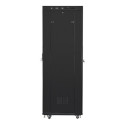 RACK CABINET 19" FREE-STANDING 42U/600X800 (FLAT PACK) WITH MESH DOOR LCD BLACK LANBERG V2
