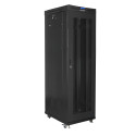 RACK CABINET 19" FREE-STANDING 42U/600X1000 (FLAT PACK) WITH MESH DOOR LCD BLACK LANBERG V2