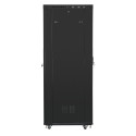 RACK CABINET 19" FREE-STANDING 42U/600X1000 (FLAT PACK) WITH MESH DOOR LCD BLACK LANBERG V2