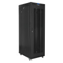 RACK CABINET 19" FREE-STANDING 37U/800X1000 LCD WITH MESH DOOR BLACK LANBERG (FLAT PACK) V2