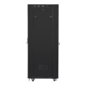 RACK CABINET 19" FREE-STANDING 37U/600X800 (FLAT PACK) WITH GLASS DOOR LCD BLACK LANBERG V2