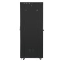 RACK CABINET 19" FREE-STANDING 27U/800X1000 LCD WITH MESH DOOR BLACK LANBERG (FLAT PACK) V2