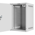 RACK CABINET 10" WALL-MOUNT 9U/280X310 (FLAT PACK) WITH GLASS DOOR GREY LANBERG