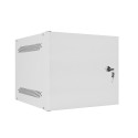 RACK CABINET 10" WALL-MOUNT 4U/280X310 FOR SELF-ASSEMBLY WITH METAL DOOR GREY LANBERG (FLAT PACK)
