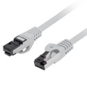 PATCHCORD CAT.8.1 S/FTP LSZH CU 1.5M GREY FLUKE PASSED LANBERG