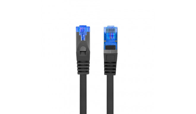 PATCHCORD CAT.6A S/FTP LSZH CCA 10M BLACK FLUKE PASSED LANBERG